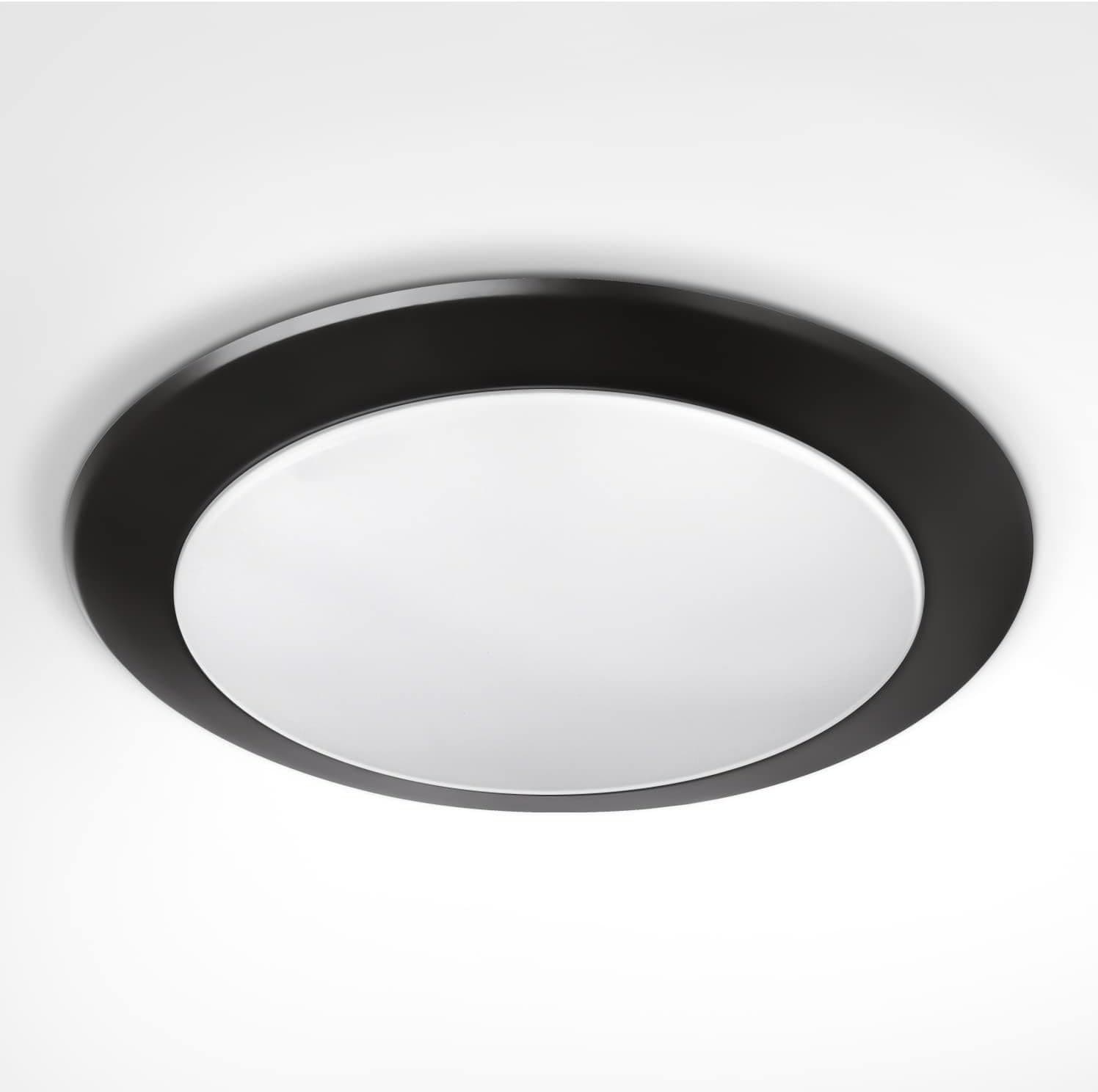 ASD 9-10 Inch LED Flush Mount Ceiling Light, Wet Rated Dimmable LED Disk Light, Ultra Bright 1500 LM, CRI90, J-Box or Recessed Can, 9.5 Oil Rubbed Bronze, 20W (170W Eqv.) 5000K, Energy Star, ETL