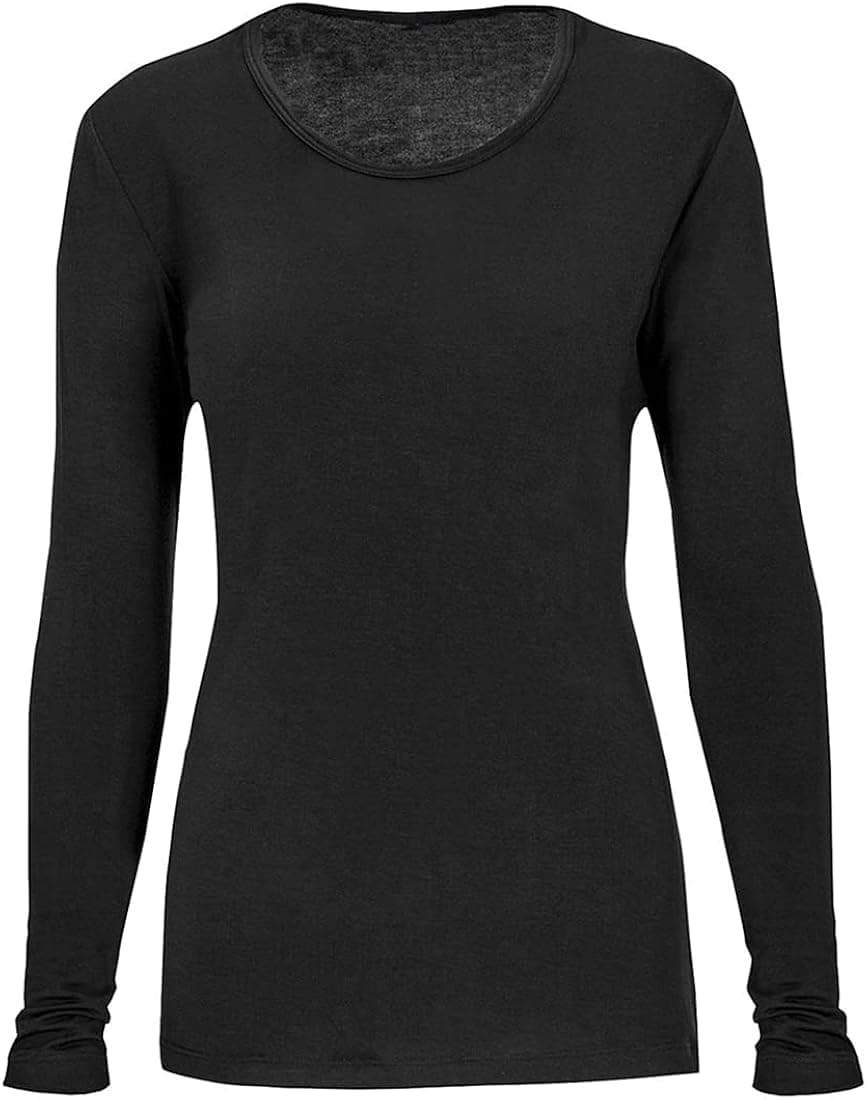T-Flex Womens Comfort Long Sleeve T-Shirt Underscrub Tee Layering Shirt Uniform