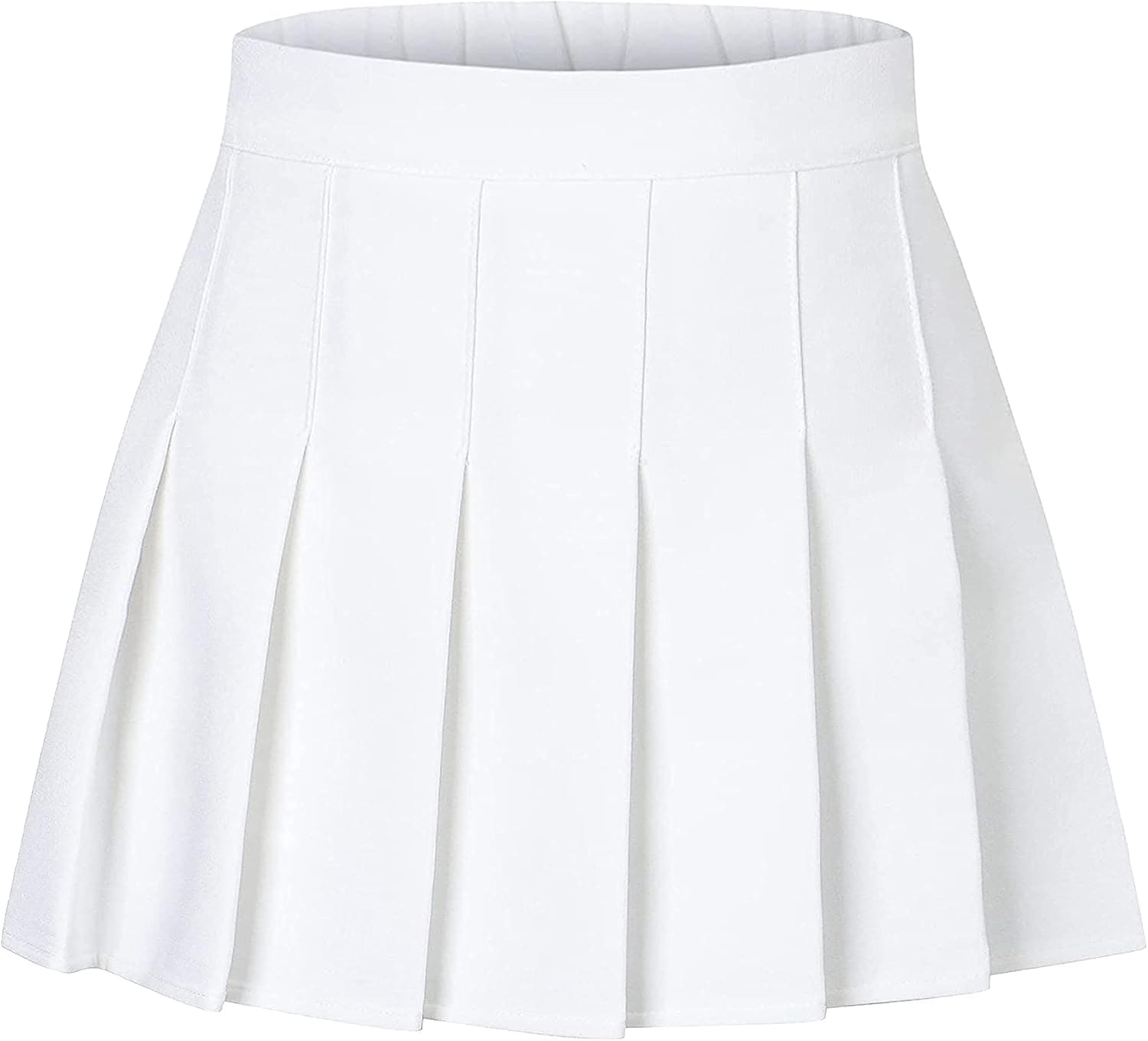 Cromoncent Girls Womens Pleated Skirt School Uniform Mini Skirts, 2Years - 4XL