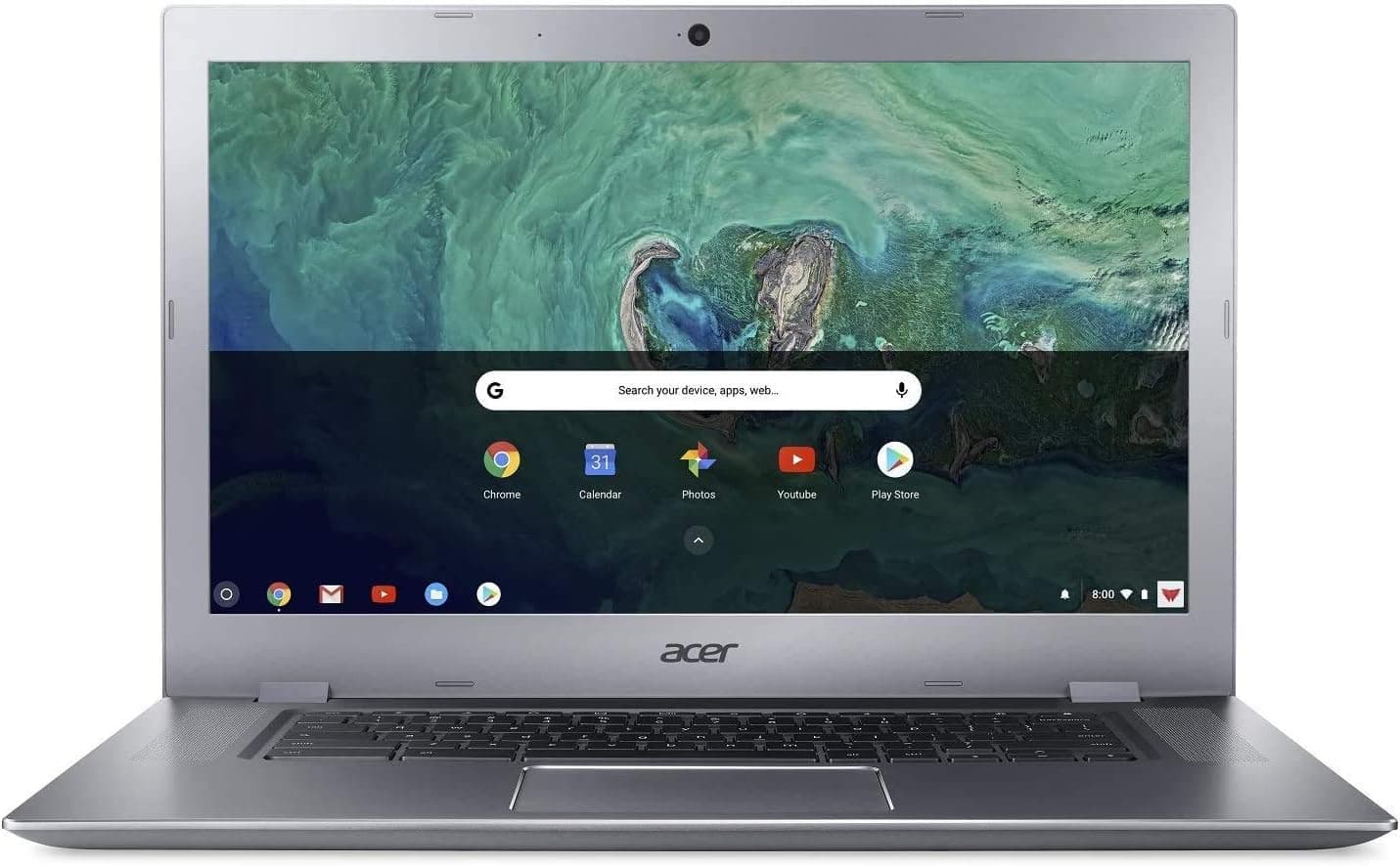 Acer Chromebook 315, Intel Celeron N4000, 15.6" HD Display, 4GB LPDDR4, 64GB eMMC, Gigabit WiFi, Google Chrome, CB315-3H-C4QE (Renewed)