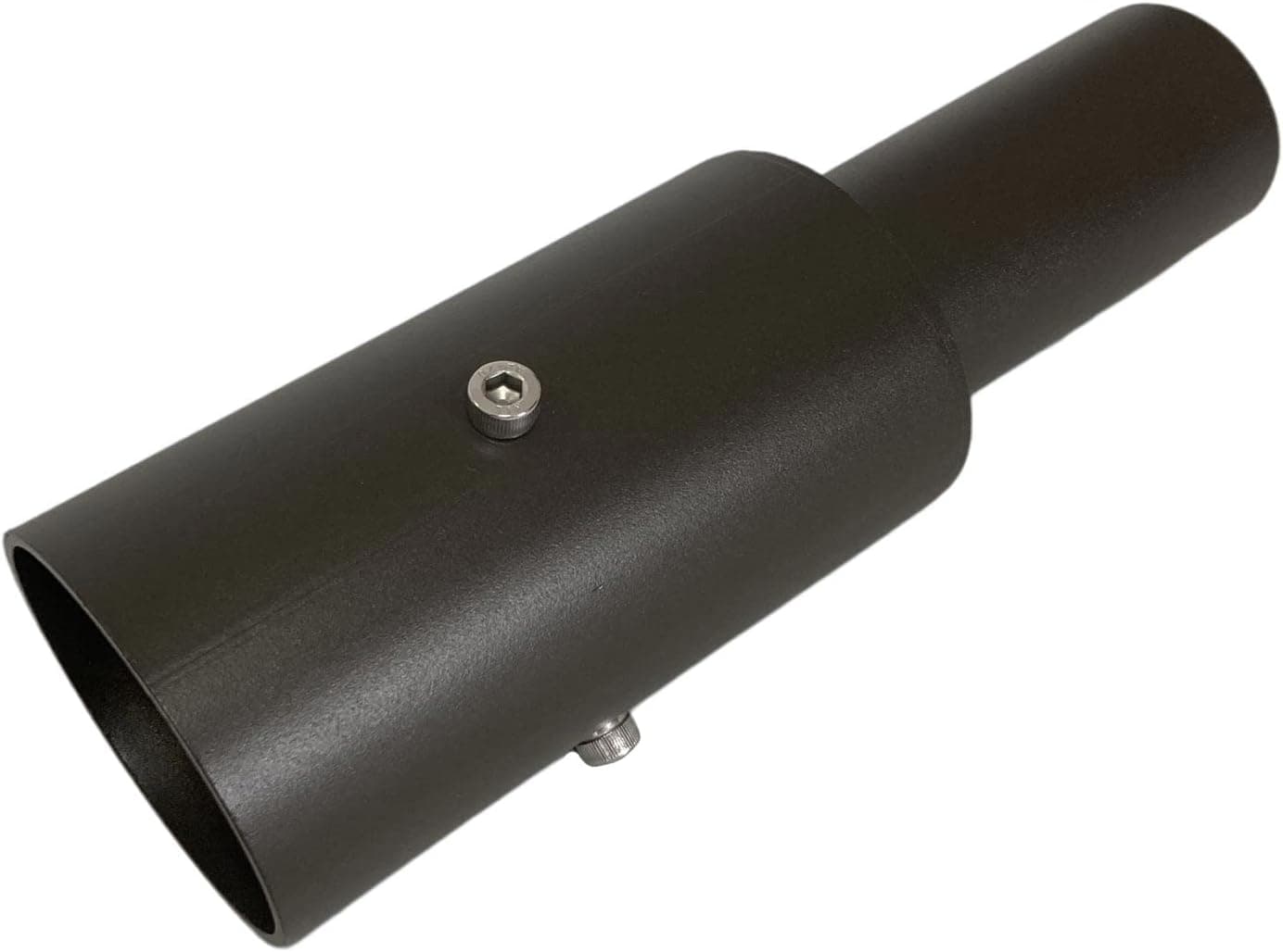Adapter Tenon for 3 Inch Light Pole,Top Pole Tenon with 2 3/8" Slip Fit Mount,Round Pole Bracket Tenon Adapter for Led Parking Lot Lights Led Shoe Box Led Street Light,Heavy Duty Steel and Dark Brown