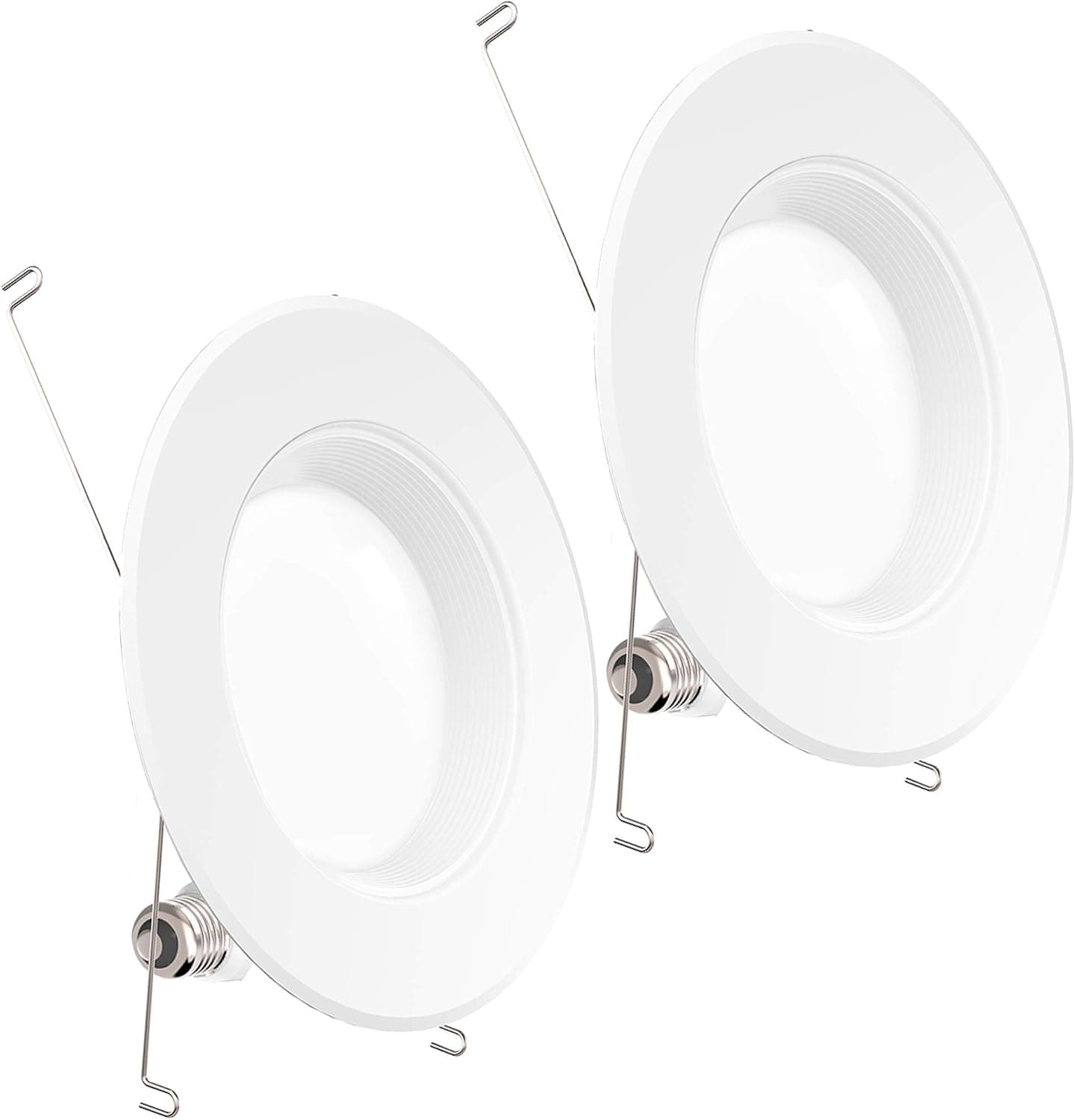 Sunco LED Recessed Lighting 6 Inch, 2 Pack 2700K Soft White 50,000 Hour Lifetime, Dimmable Can Lights, Baffle Trim, 13W=75W, 965LM, Damp Rated, Retrofit Installation - UL Certified