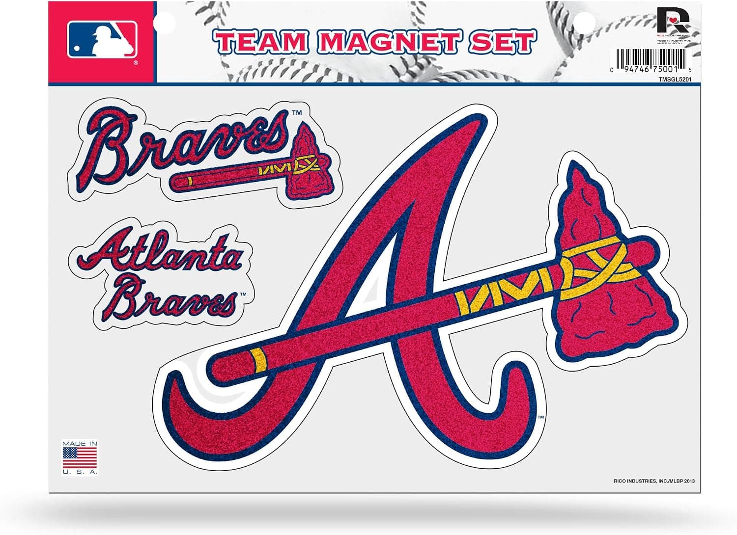 Rico MLB Bling Team Magnet Set