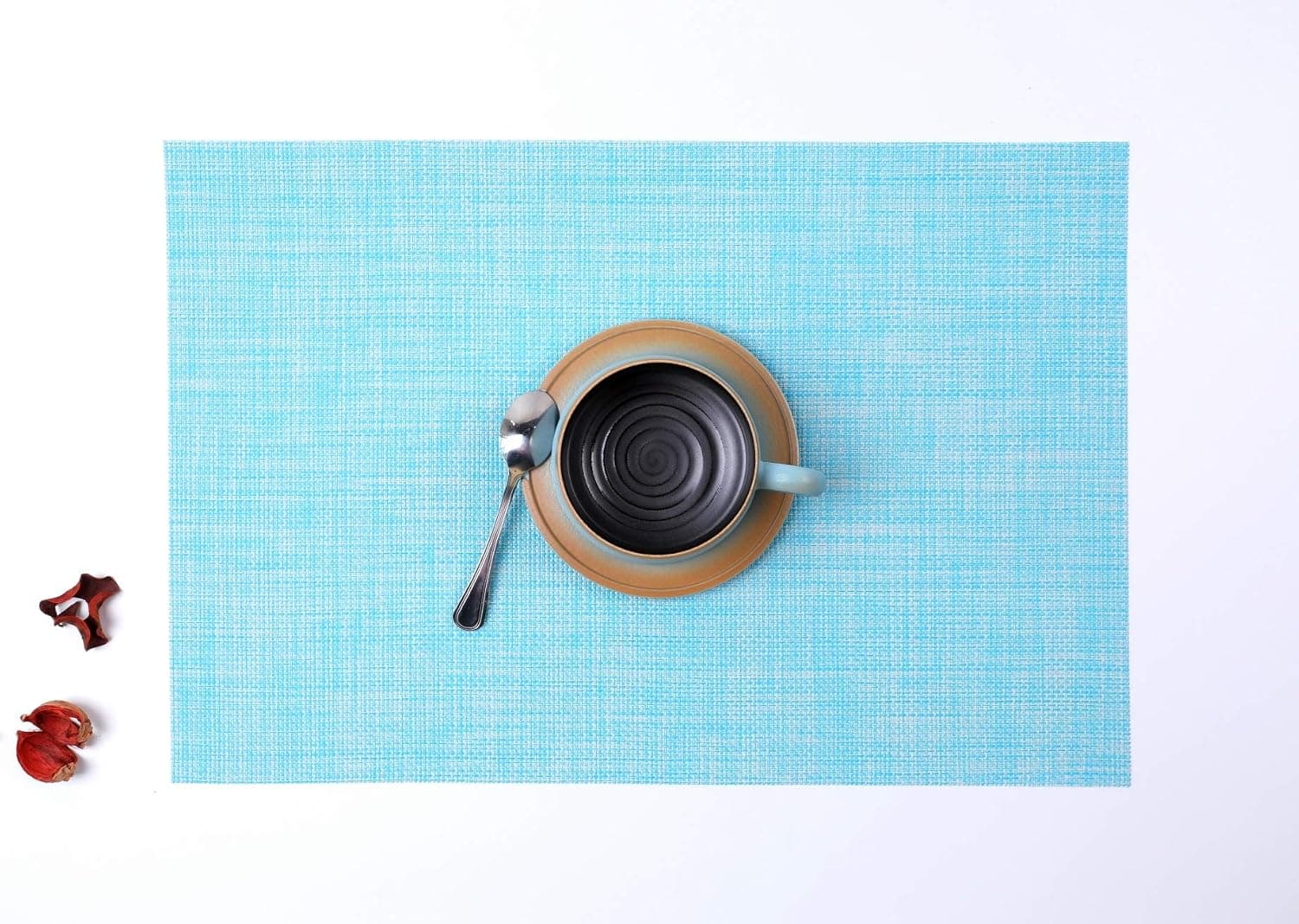 SUNSHINE FASHION Placemats,Placemats for Dining Table,Heat-Resistant Placemats, Washable PVC Table Mats,Kitchen Table mats Set of 4