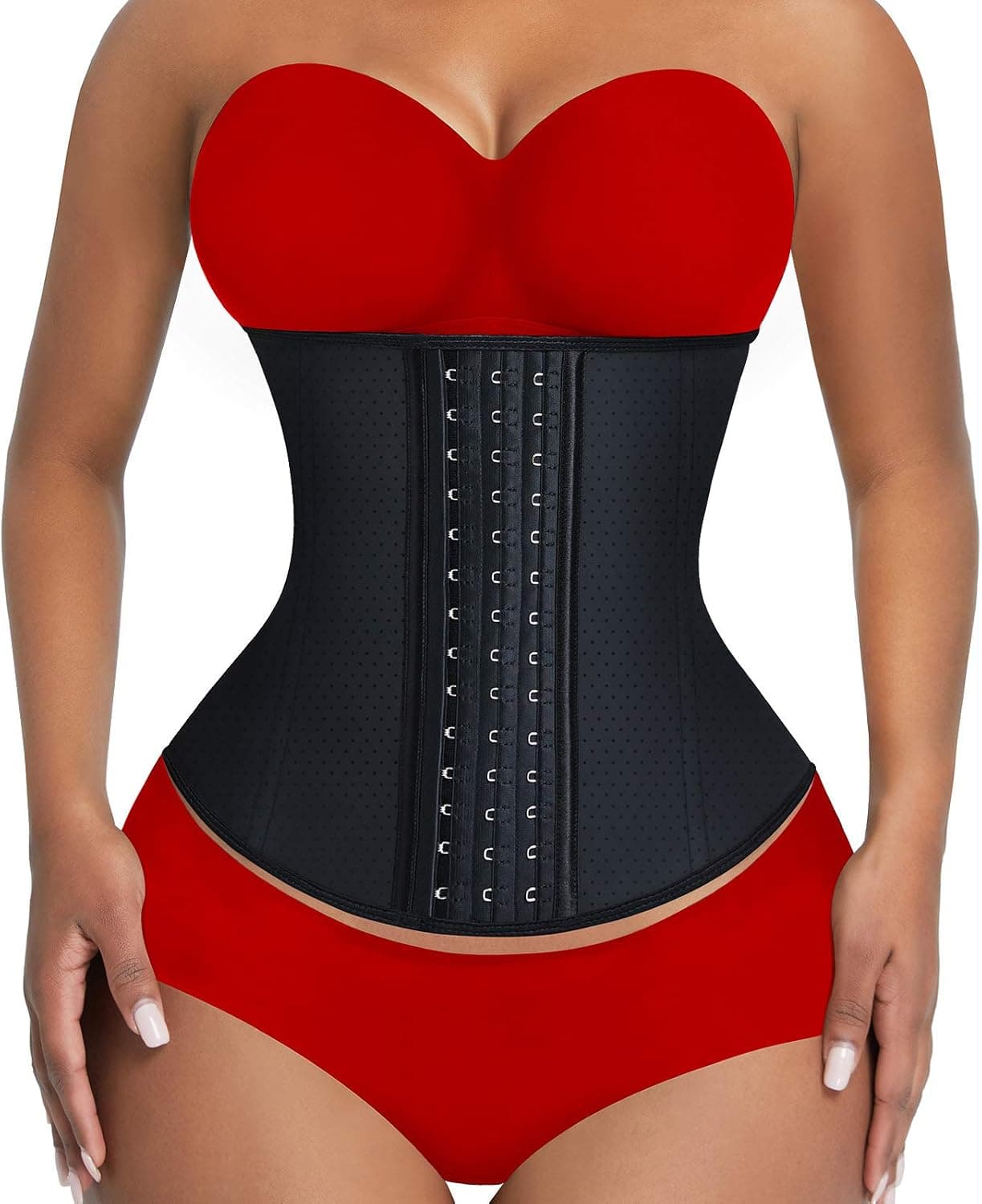Waist Trainer Corset for Women - Weight Loss Breathable Waist Cincher Top Steel Bones Body Shaper Workout Girdle