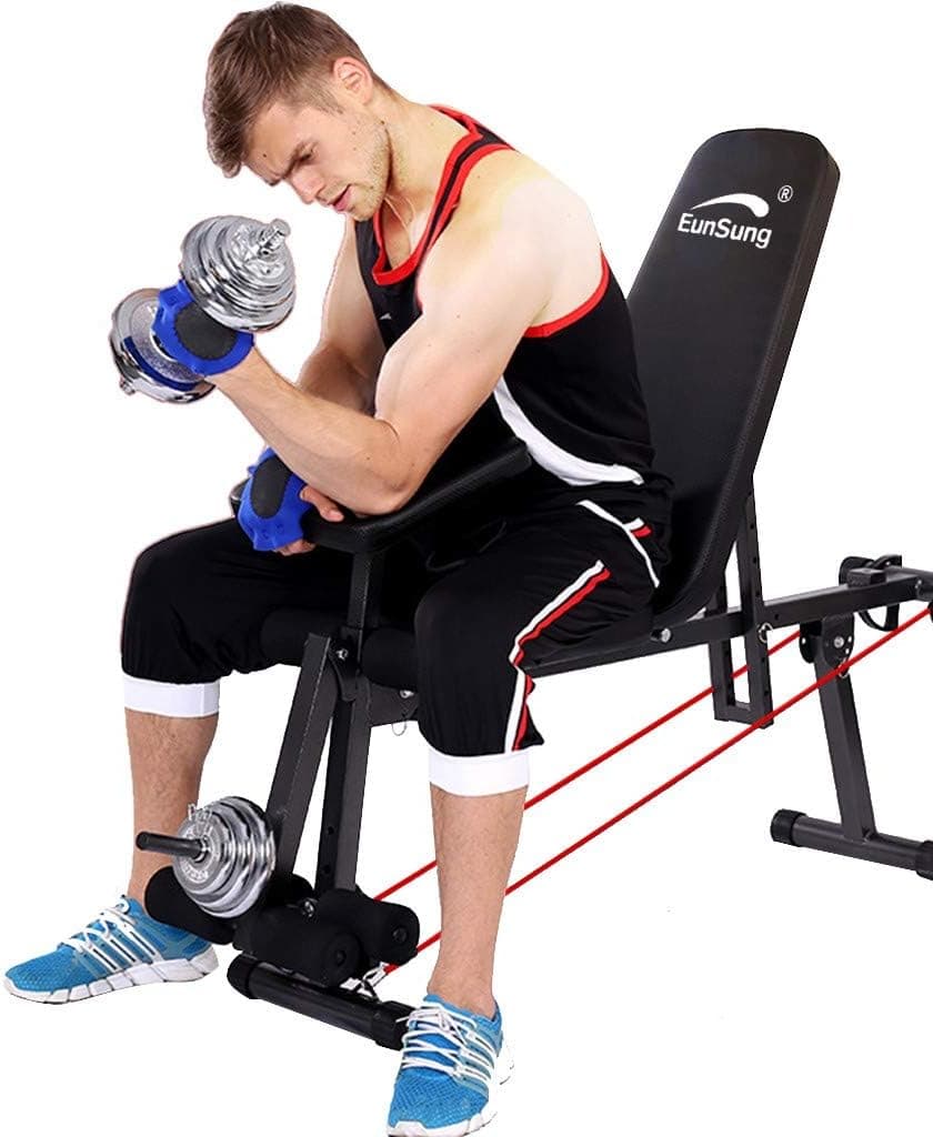 Poteti Bench Roman Chair for Full All-in-One Body Workout,Back HyperextensionHyper Back Extension,Roman Chair,Adjustable Ab Sit up Bench,Decline Bench,Flat Bench Abdominal Fitness Equipment-U.S.shipping, Silver,Black, 43.4 inches x 23.5 inches x 26.7 inches-37 inches