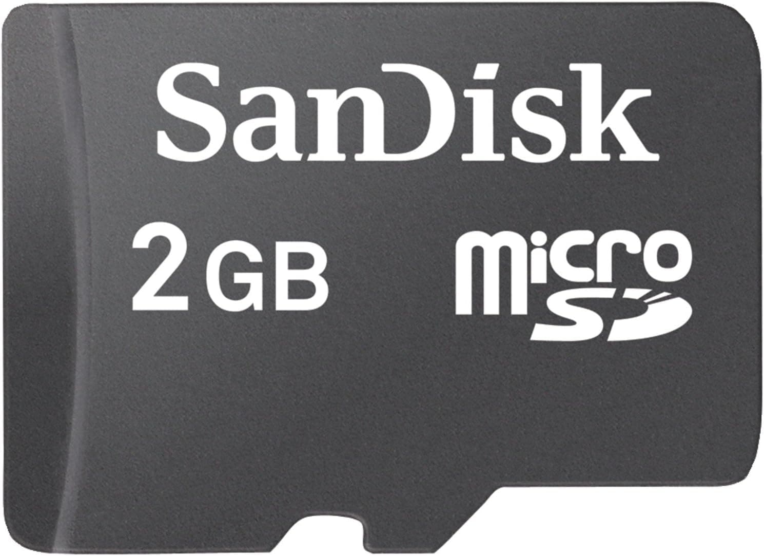 SanDisk SDSDQ-002G-A11M MicroSD 2GB Card (Black)