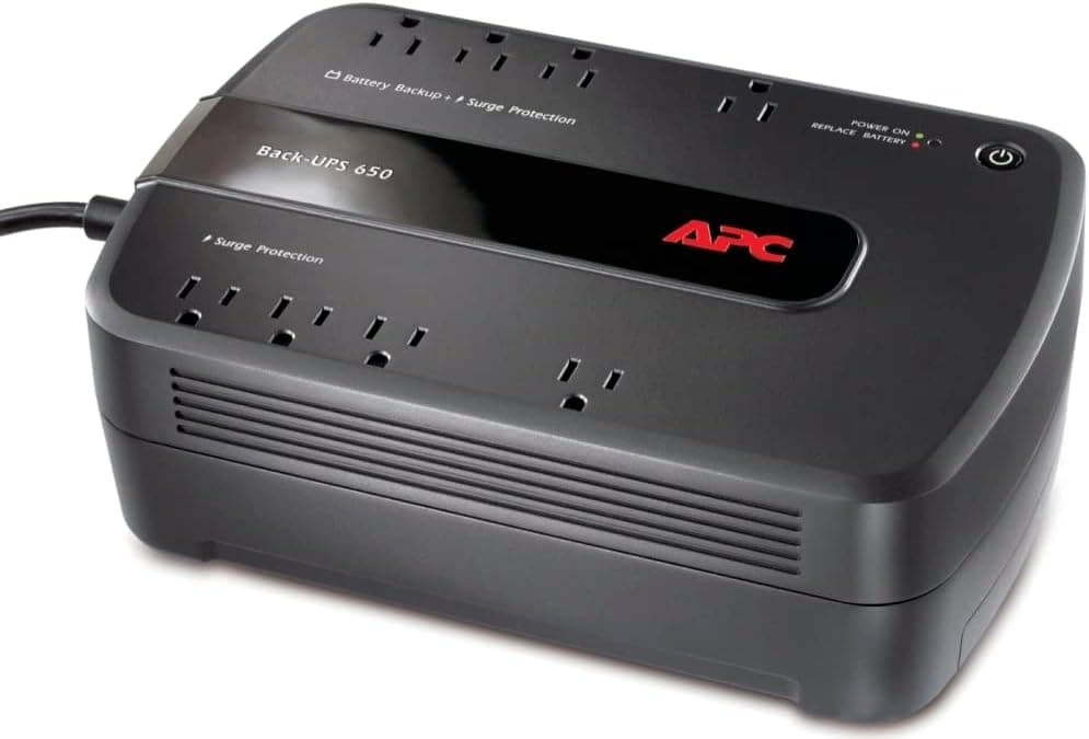 Apc Be650g1 Back-Ups 650Va, 120V, 8 Nema Outlets (4 Surge)