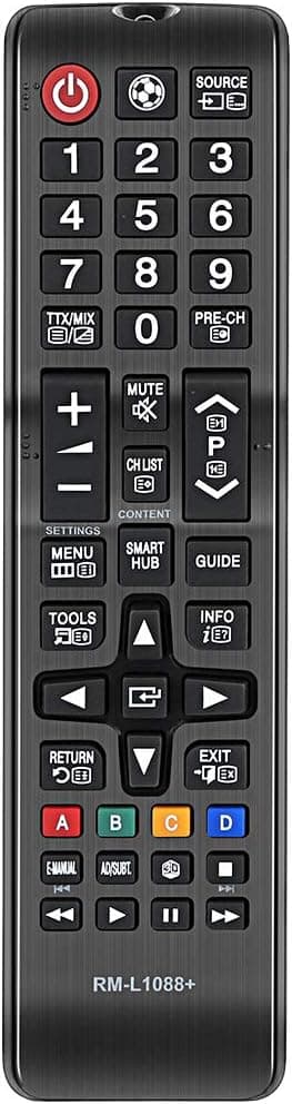Gvirtue BN59-01301A Remote Control  Compatible Replacement for Samsung 3D 4K UHD LCD LED Smart TV, N5300, NU6070, NU6080, NU6900, NU7100, NU7200, NU7300, NU710D, NU730D