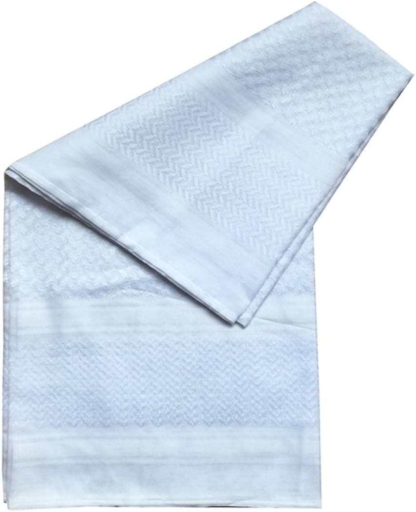 Raylans Men's Arab Shemagh Headwear Scarf Islamic Print Scarf Turban Arabic Headcover