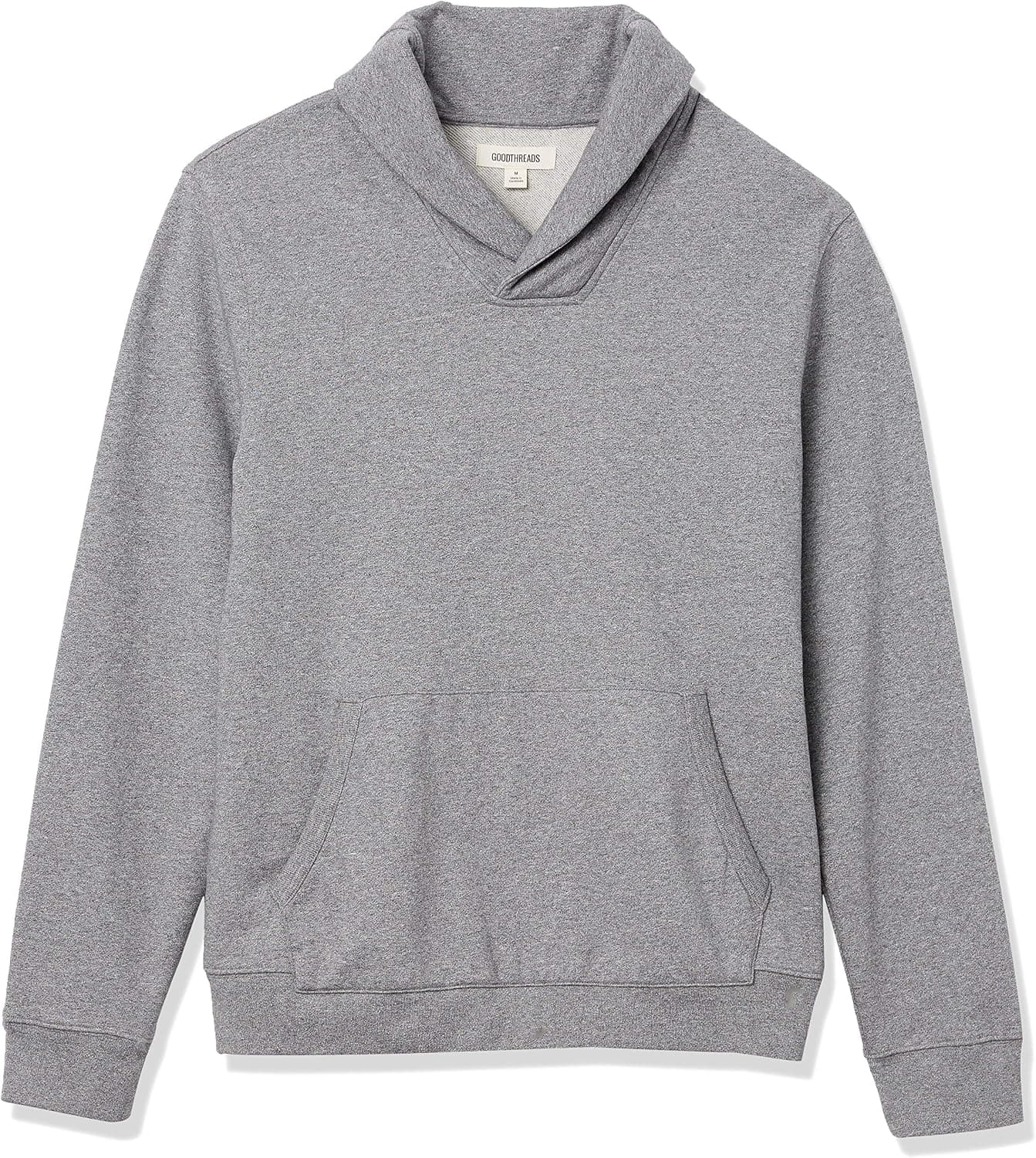 Goodthreads Men's Lightweight French Terry Shawl Collar Pullover Sweatshirt