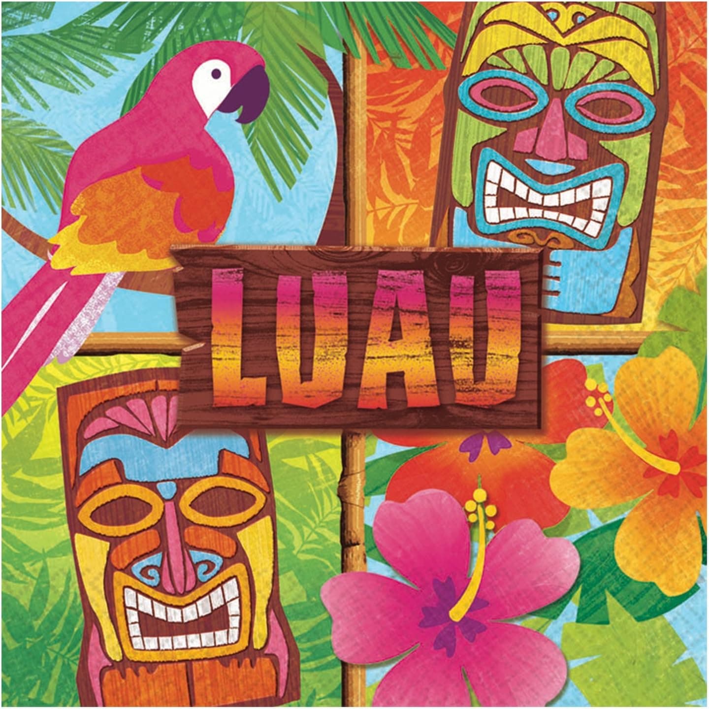 Luau Party - Beverage Napkins Party Accessory