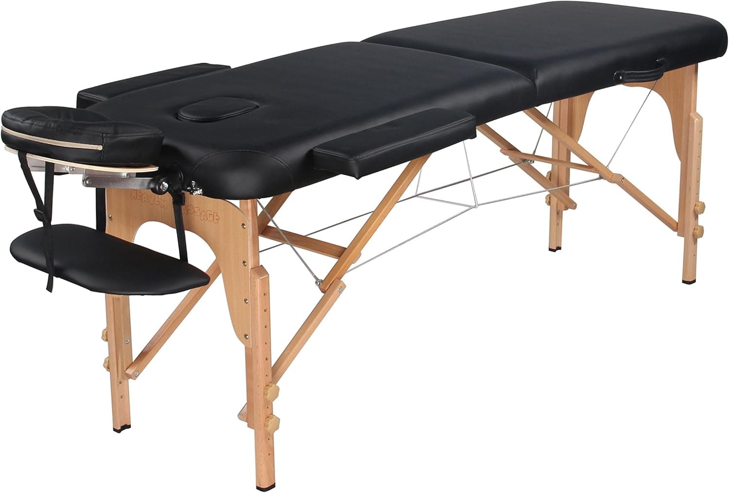 Heaven Massage Ultra Lightweight Portable Massage Table - Fits in Almost Every Trunk! Perfect for on The go. HMTS (Black)