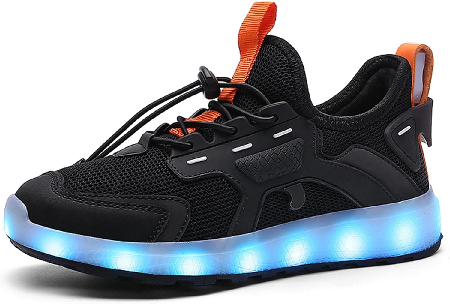 IGxx LED Shoes for Kids Light Up Sneakers USB Recharging Hook&Loop Toddler Boy Girl