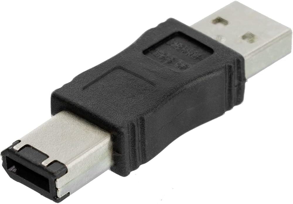 LASUS Firewire IEEE 1394 6 Pin Male to USB Male Adapter Convertor