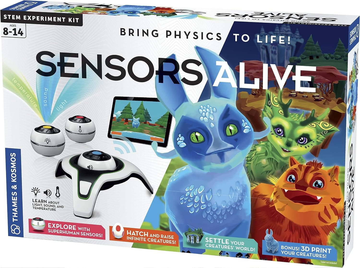 Thames & Kosmos Sensors Alive | Educational Science Kit | Bring Physics to Life | Learn About Temperature, Sound & Light | Toy of The Year Award Finalist | Parents' Choice Gold Award Winner