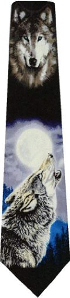 Howling Wolf New Novelty Necktie Tie