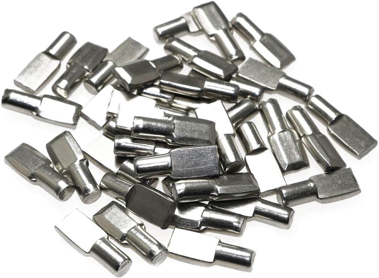 CSNSD 5mm Shelf Pegs Pin 60PCS 5mm Shelf Supports Plug Spoon Shaped Cabinet Support Pegs