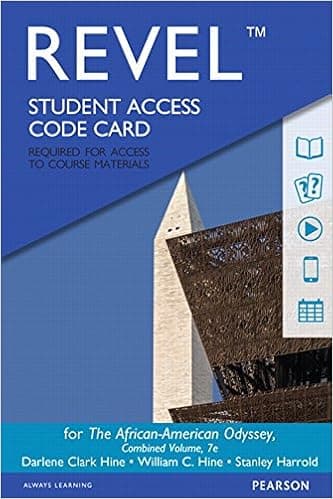 African-American Odyssey, The, Combined Volume -- Revel Access Code