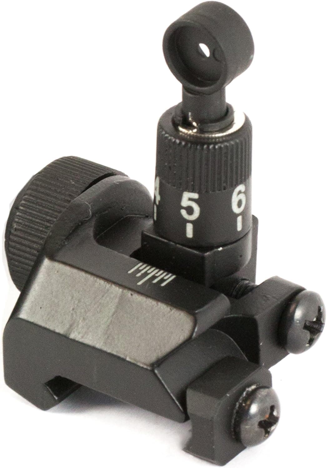 JE Machine Tech Hunting Sight Tool Low Profile Flip-up Adjustable Rear Iron Sight