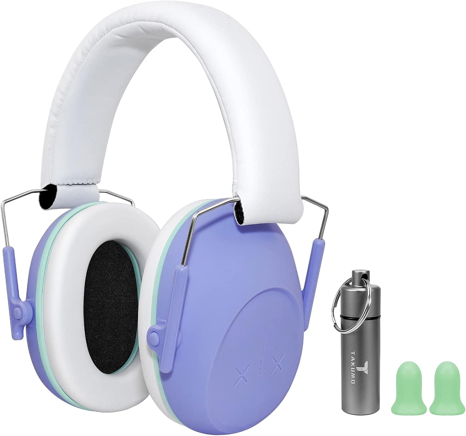 TAKUMO Noise Cancelling Headphones for Kids, Toddlers with Autism Ear Protection Earmuffs, 25dB Noise Reduction for Hearing Sleeping Shooting