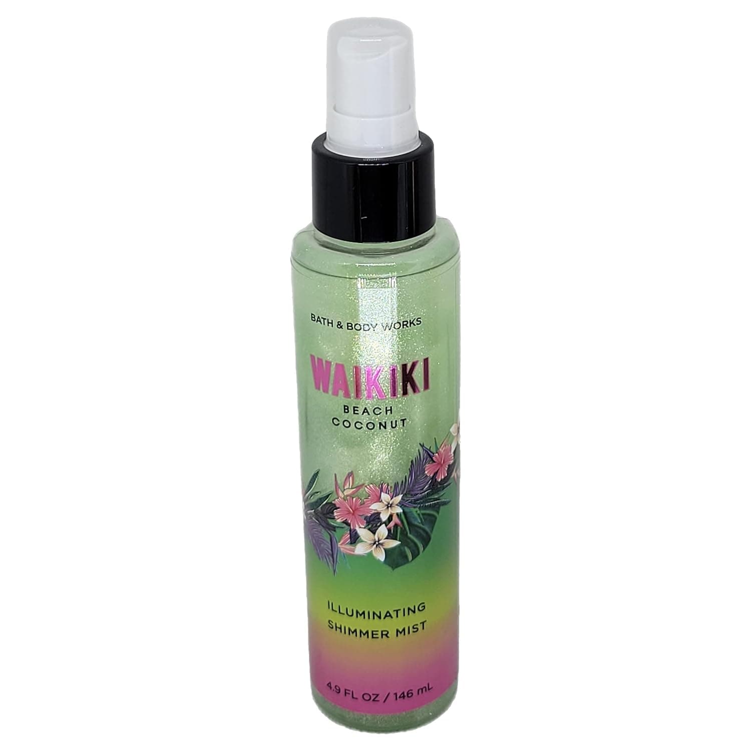 Bath and Body Works Waikiki Beach Coconut Illuminating Shimmer Mist 4.8 Ounce