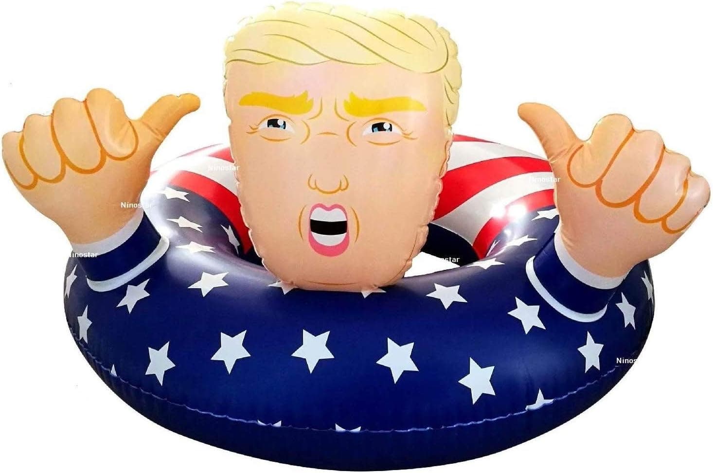 Donald Trump American Pool Float for Summer Pool Party - Fun Inflatable for Adults and Kids