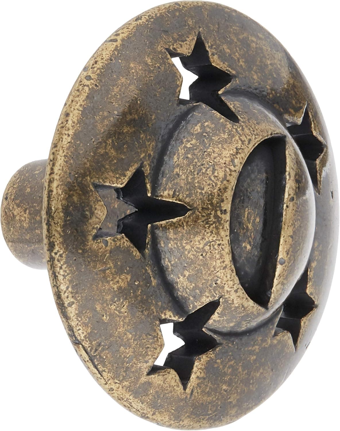 Laurey 13905 1 1/4-Inch Celestials Knob, Antique Brass