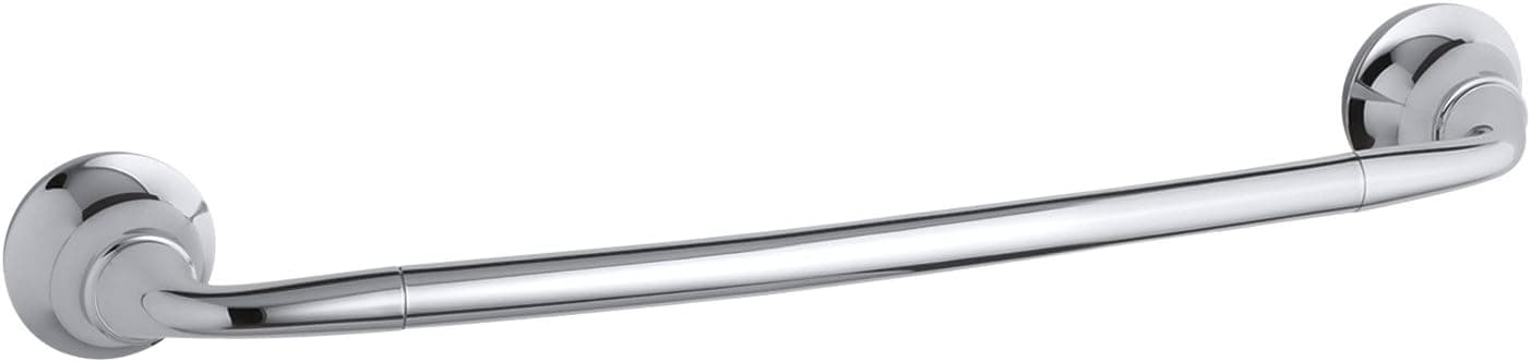 KOHLER K-11370-CP Forté 18-Inch Bathroom Towel Bar, Polished Chrome