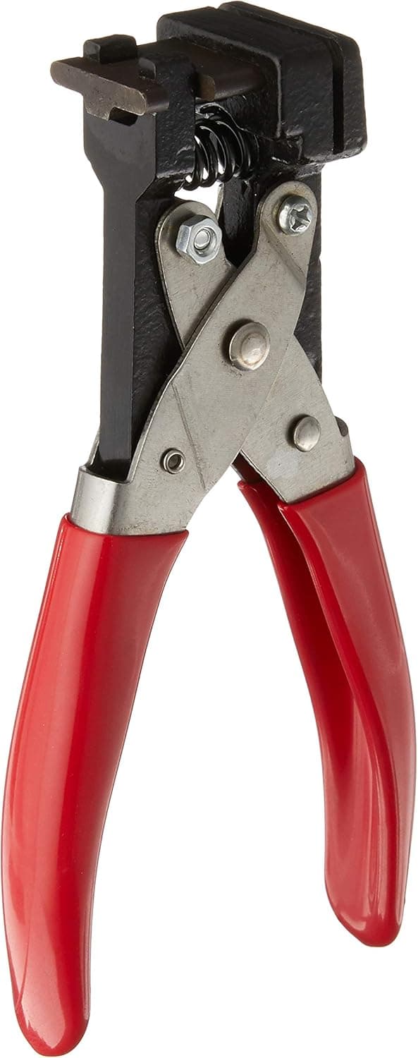 McGill Handheld Hanger Hole Punch, Punch Out Dimension: 1 x 5/16 Inches, Metal, Black/Red (MCG16200)