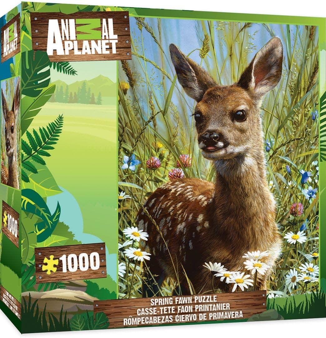 MasterPieces Animal Planet Spring Fawn - Deer 1000 Piece Jigsaw Puzzle by Carl Brenders