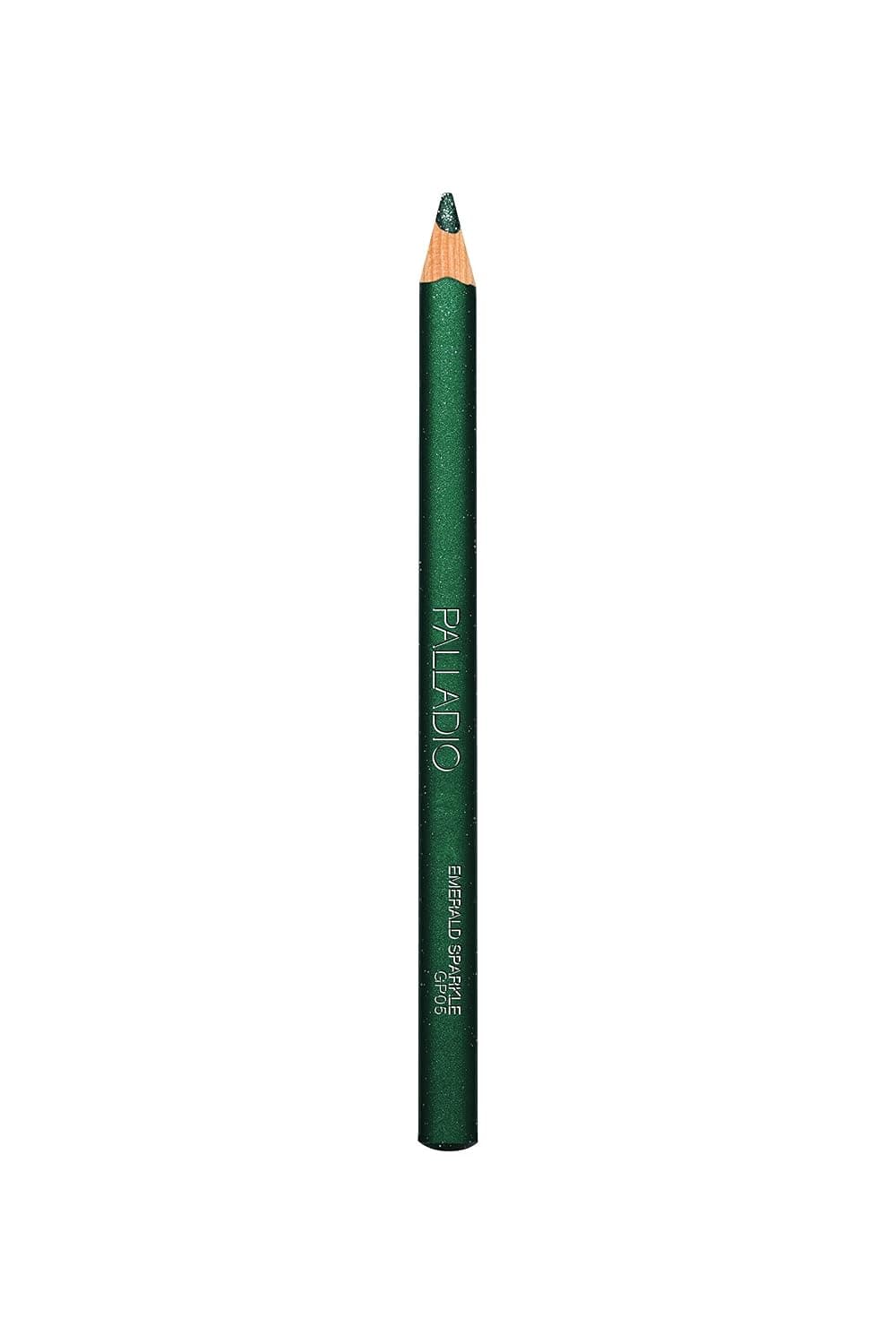 Palladio Glitter Eyeliner Pencil, Long lasting Creamy Cosmetic Pencil, Shimmer Eye Liner, Buttery Smooth Tip, Professional Makeup Glittery Pencil, Sharpenable, Emerald Sparkle