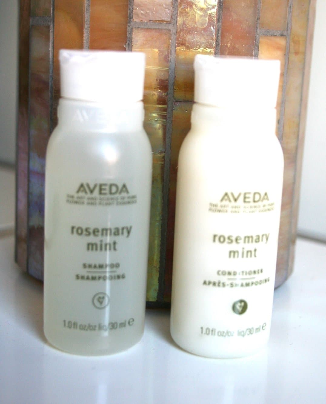 Aveda Rosemary Mint Purifying Shampoo 1.7 oz , Rosemary Mint Weightless Conditioner 1.7 oz Set