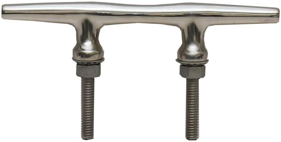 Sea-Dog Line Boat Stud Mount Cleat 041656 | 6 Inch Stainless Steel