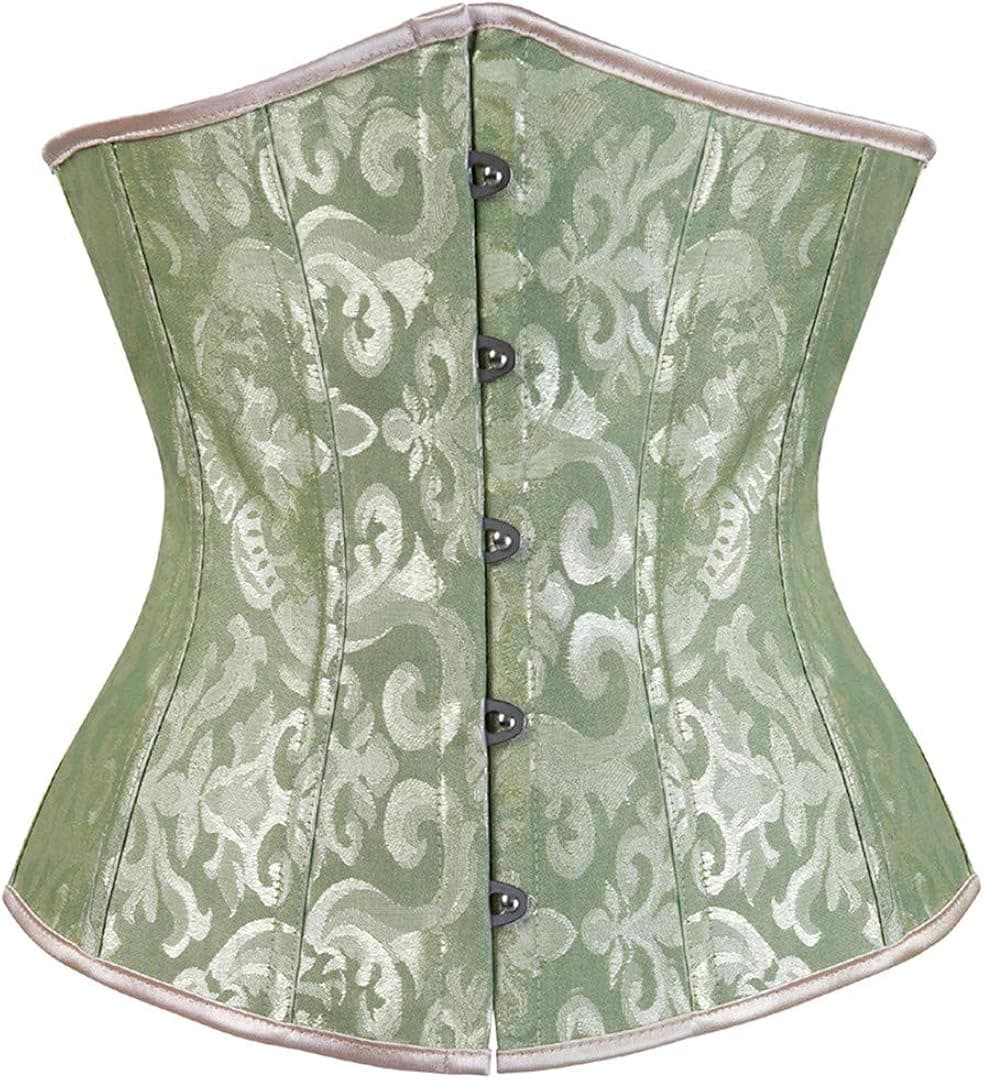 Underbust Corsets for Women Black Corset Top Waist Trainer Fashion Bustier Plus Size Corset
