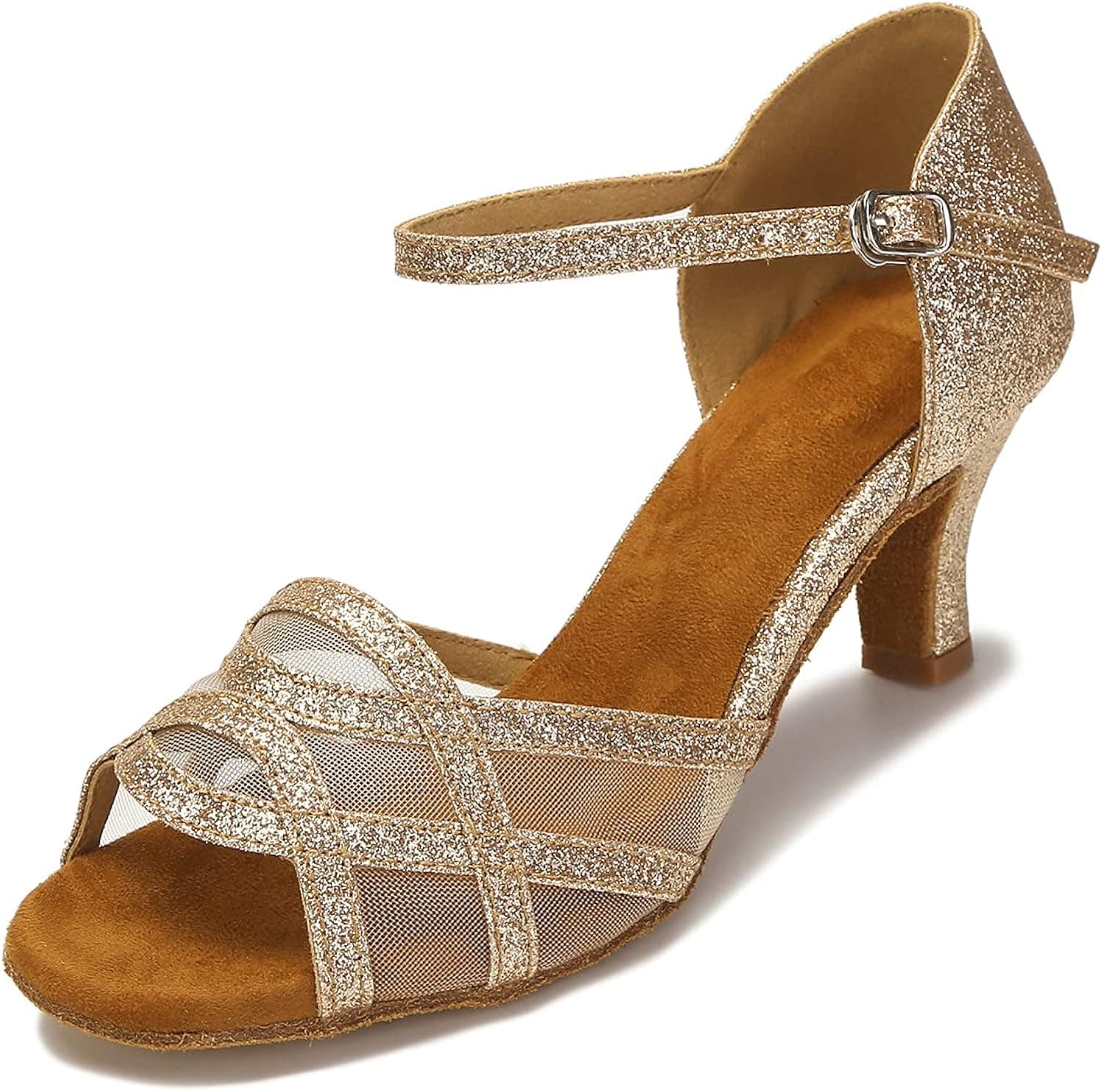 Akanu Women's Latin Dance Shoes Female's Ballroom Salsa Dance Shoes