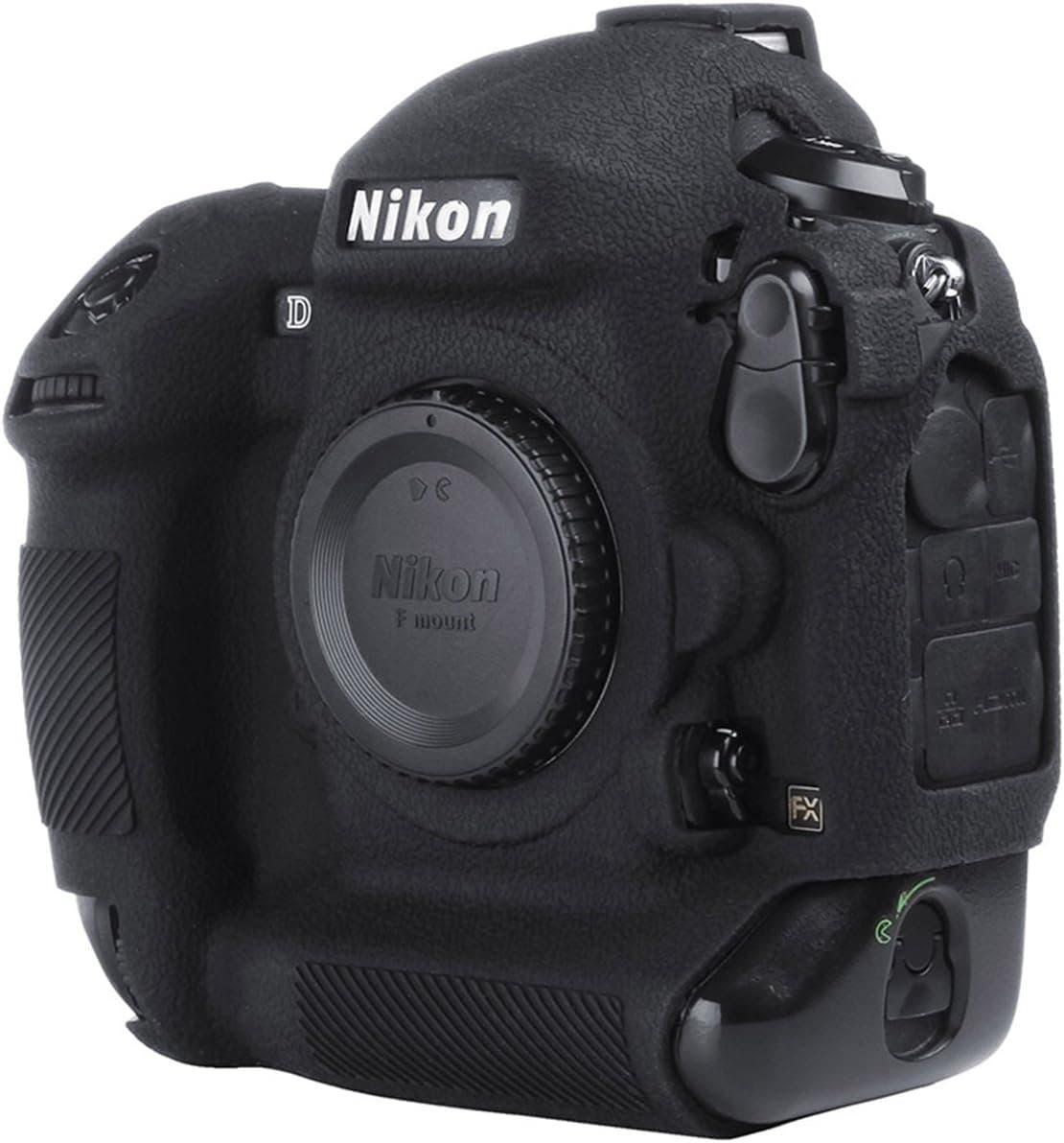 STSEETOP Nikon D4/D4S Case, Professional Silicion Rubber Camera Case Cover Detachable Protective for Nikon D4 D4S (Black)