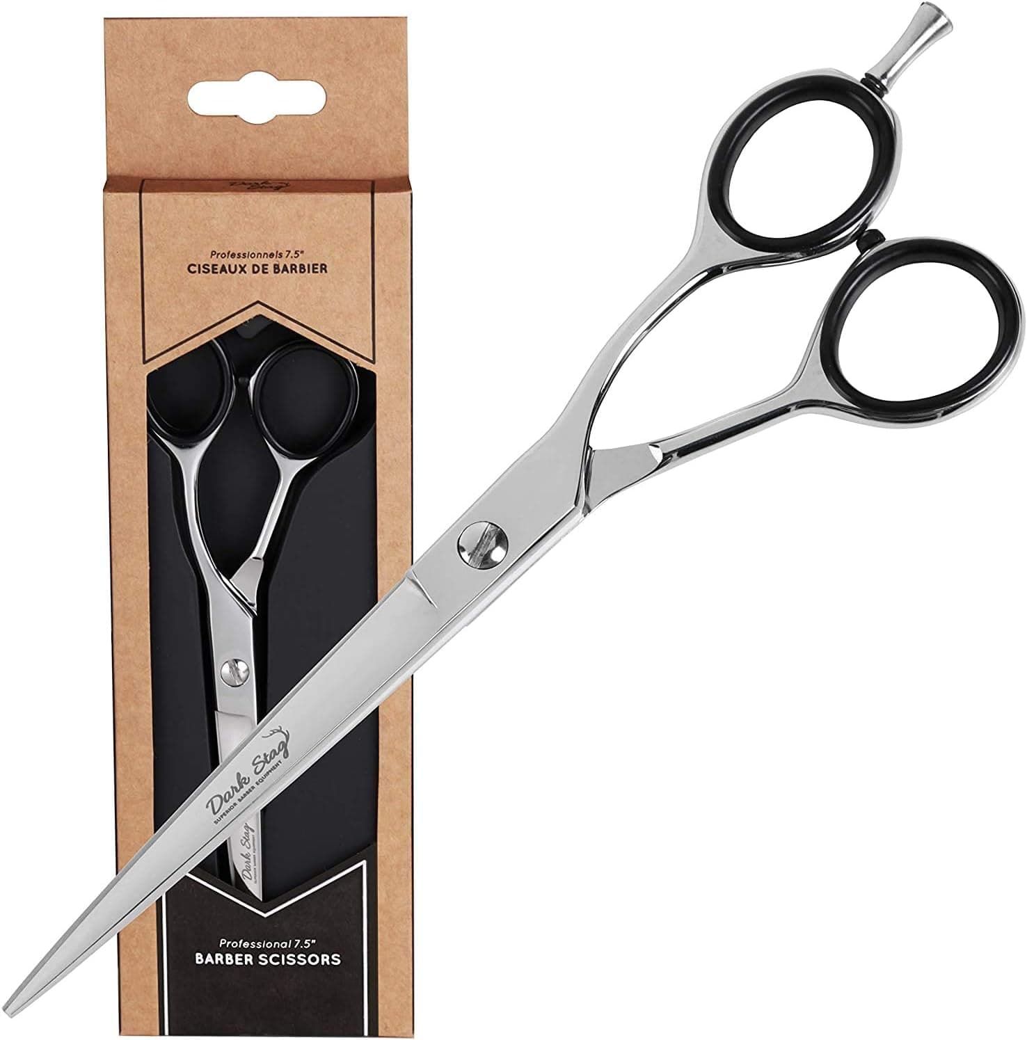 Dark Stag Steel Bevelled Razor Edge Barber Scissor (6.5 inch)