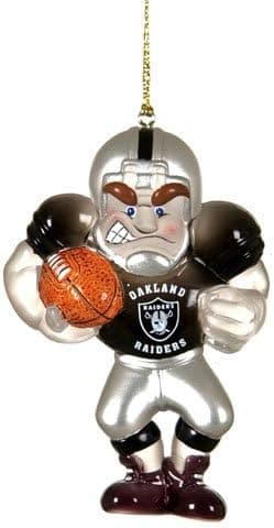 SC Sports NFL 3.5" Acrylic Football Player Ornament NFL Team: Oakland Raiders